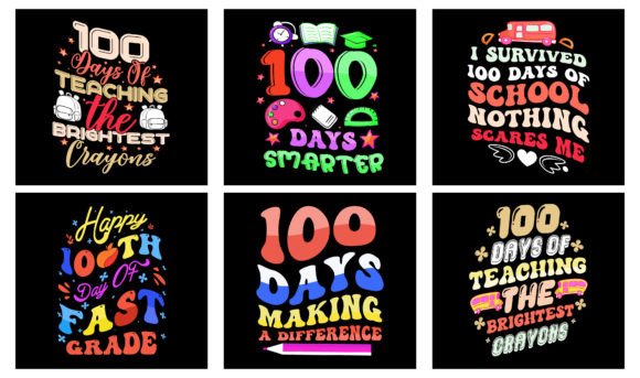 Graphics & T-Shirt Designs: 100 Days Bundle