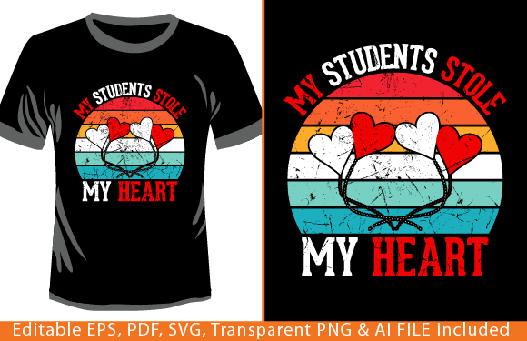 Review: My Students Stole My Heart Shirt Teacher Design