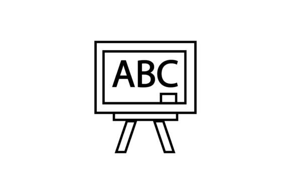 School Supplies Whiteboard Graphics & Icons Review