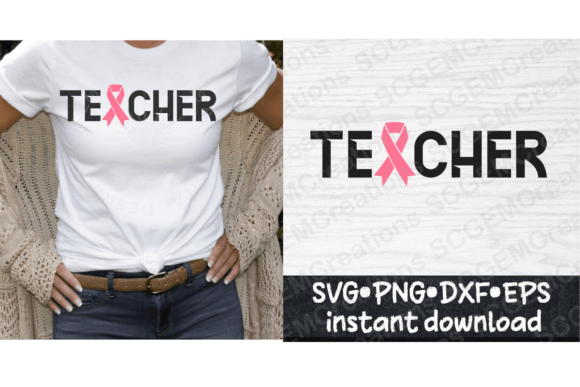 Teacher Cancer SVG: Graphics for T-Shirt Designs